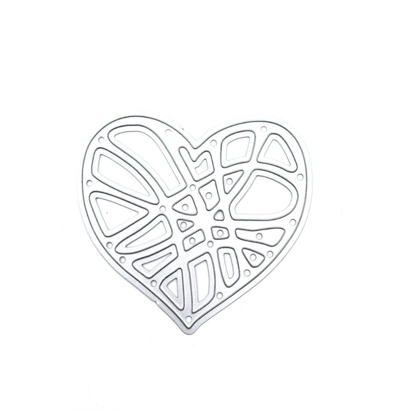 Heart Metal Die Cuts Wedding Cutting Dies Cut Stencils for DIY Embossing Paper Valentines Day Scrapbooking Decorations