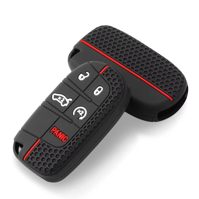 1Pcs For Renegade Compass Grand Cherokee Chrysler 300C Wrangler Dodge Accessary Silicone Remote Control Car Key Cover Case