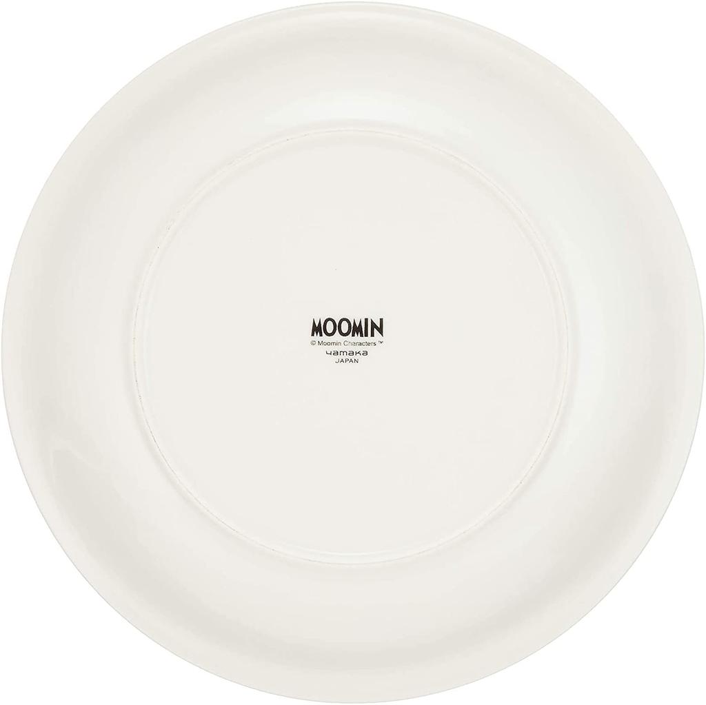 Yamaka Shoten MOOMIN Pasta Plate Microwave and Dishwasher Moomin Nordic Day Wedding Made In "Moomin Valley" Set, Approx. 21.5cm Diameter, Safe,