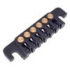 Guitar Bridges with Studs and Inserts Replacement 6 String Electric Guitar Bridge Vintage 6 Style Stopbar Tailpiece