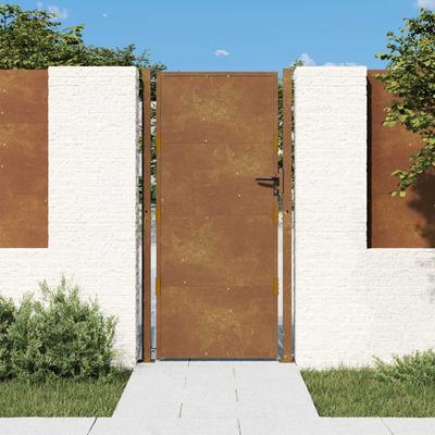 Vidaxl Garden Gate, 105X205 Cm, Corten Steel