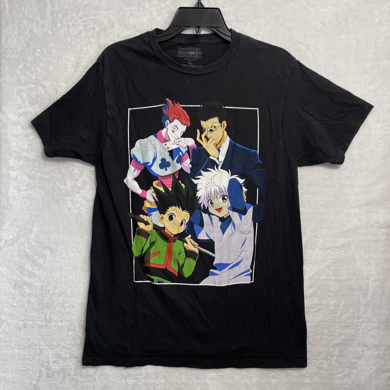 Hunter Hunter Mens T Shirt Anime Graphic M Black Short Sleeve Crew Cotton S разноцветный