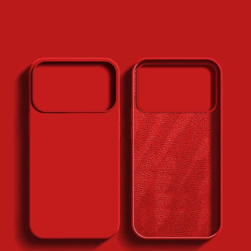 Liquid Silicone Phone Case For For Iphone 17 1 14 13 16 Pro Max Shockproof Protective Cases For For Iphone17 16 Pro Max Soft Back Cover