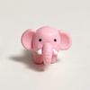 Colorful Q Version Elephant PVC Figurine: Car Ornament & Cake Decoration