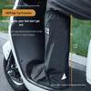 Men's & Women's High-Top Waterproof Non-Slip Rain Shoe Covers, Thickened & Wear-Resistant, Large Size