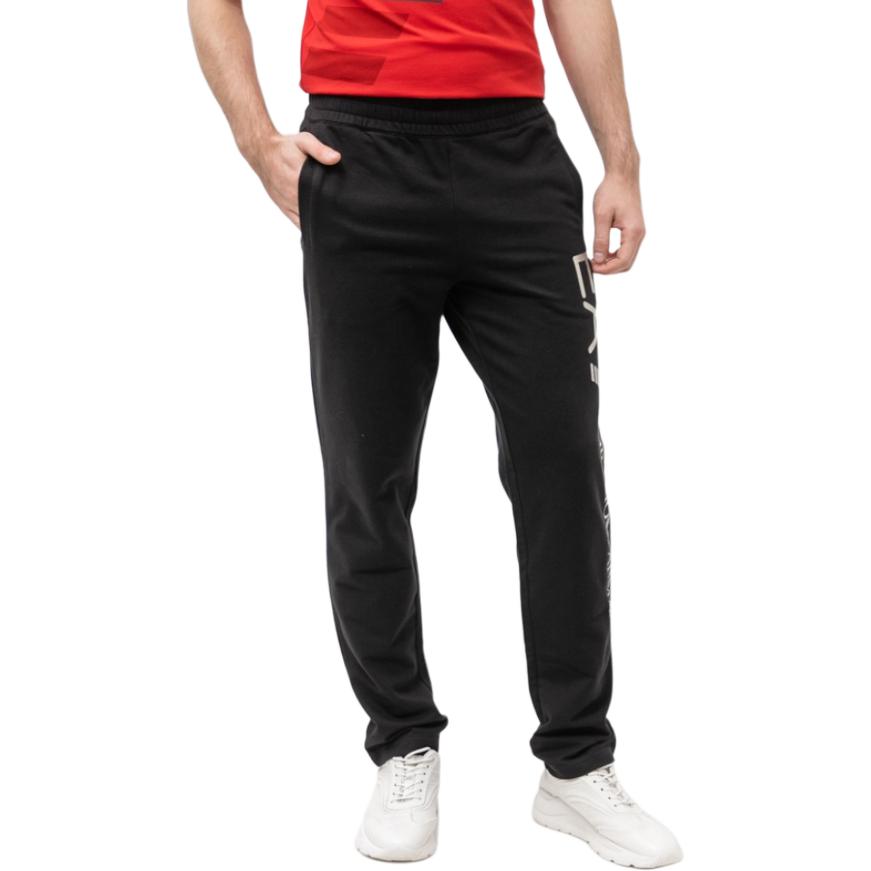 Emporio Armani Ss22 Solid Color Letter Print Sweatpants Men bottoms Black 8NPPC2-PJ05Z-1205