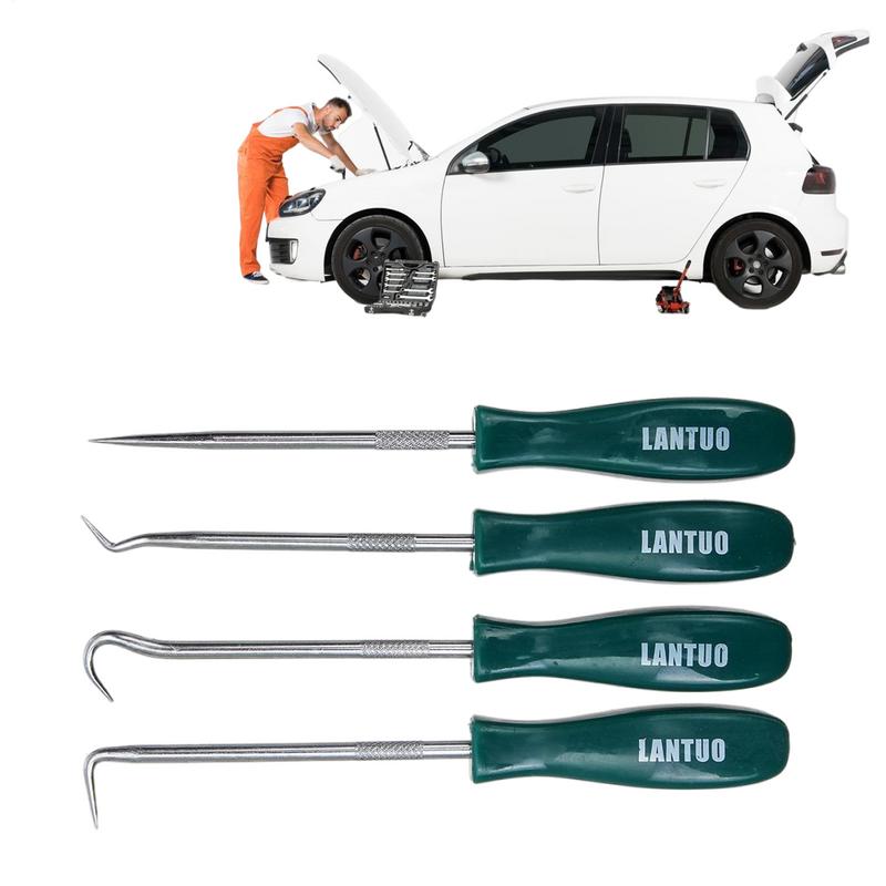 4Pcs/set 135mm Car Oil Seal Screwdrivers O-Ring Seal Gasket Puller Remover Puller Tools with 45 Degree & 90 Degree Pick Puller