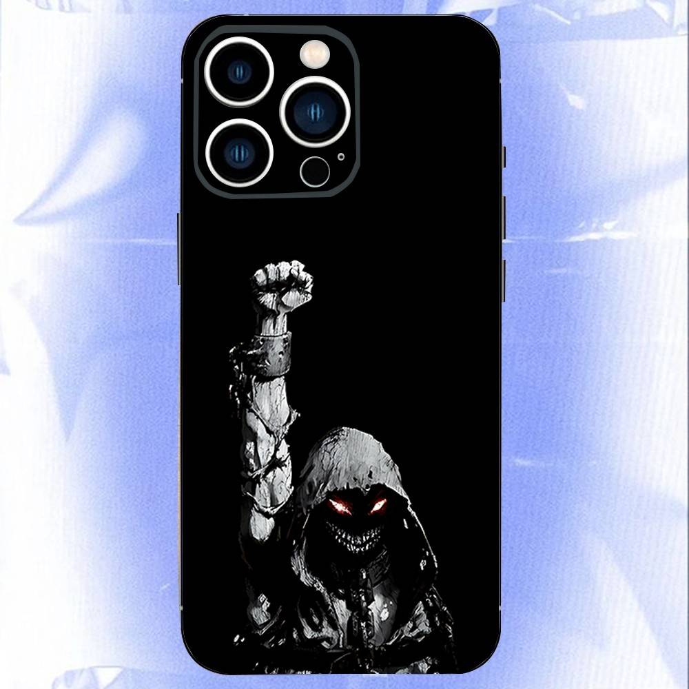 ROCK D-Disturbed Band Phone Case For iPhone 17,16,15,14,13,12,11,Pro,XS,Max,XR,Plus,E,SE4,Mini Black Soft Cover
