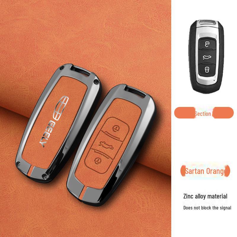 Geely Emgrand Key Cover for Xingrui, Xingyue L, Binrui Cool, Boyue, Binyue GS with Metal Buckle GL Full Package