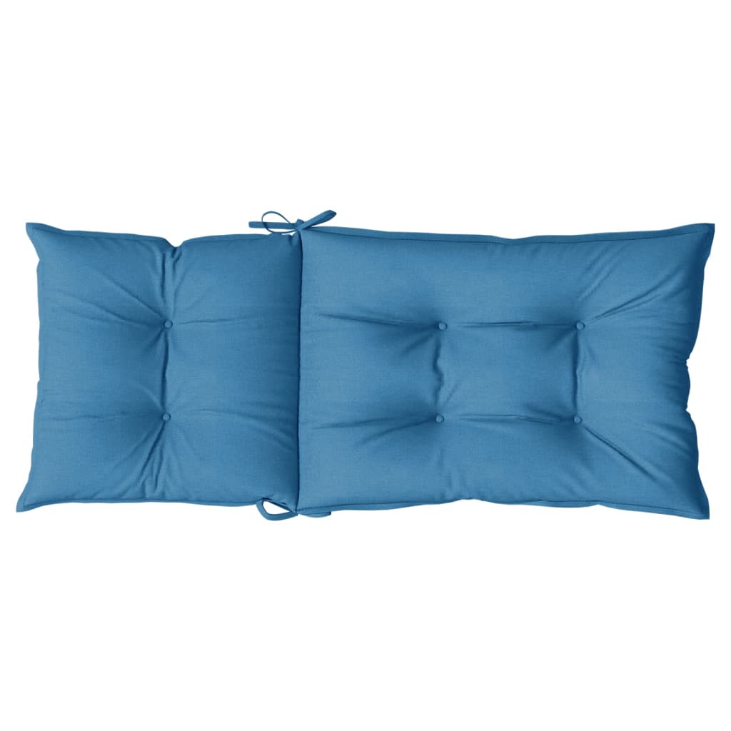Hochlehner Seat Cushions 4 pcs. Melange Blue 120 x 50 x 7 cm Fabric