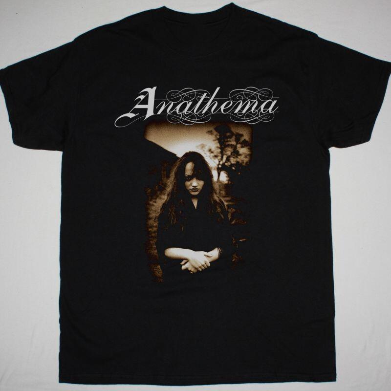 Vtg ANATHEMA J'AI FAIT UNE PROMESSE Baumwolle Schwarzes Shirt Unisex Alle Größen CM152 Unisex T-Shirt