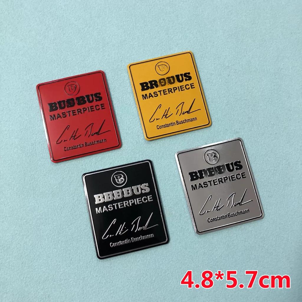 Applicable to BRABUS designer signature nameplate labeling C-class E-class S-class car logo aluminum sticker