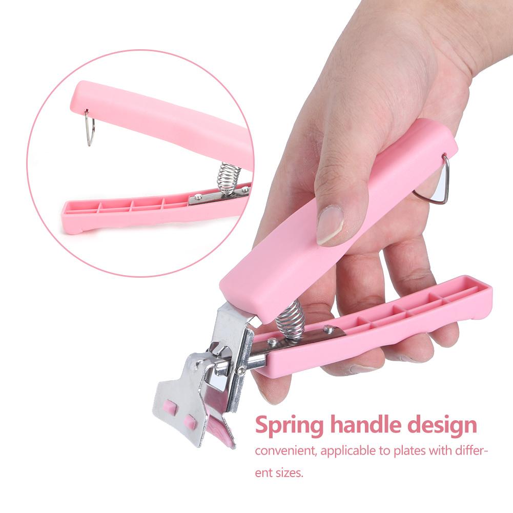 Multifunction Stainless Steel Dish Clamp Bowl Clip Anti Hot Tong Pot Pan Grippers Kitchen ToolPink