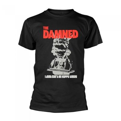 The Damned Unisex Adult I Just CanÂ´t Be Happy Today T-Shirt