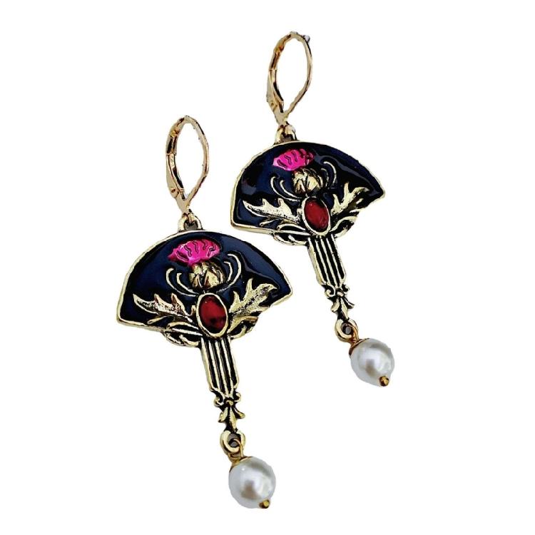 

Bohemian Dangle Earrings for Women Pomegranate Flowers Dangle Earring Jewelry 1