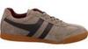 Gola Harrier Suede Sneakers (CMA192) Rhinoceros Color/dark Brown/dark Red