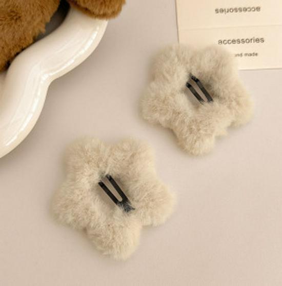 Autumn & Winter Coffee Hair Clip: Women's Seamless Duckbill, BB & Bangs Clips