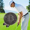 Hat Clip Ball Marker Creative Bitcoin Shaped Magnetic Golf Mark Fashion Golf Accessories Jewelry Gifts For Golfers Friends