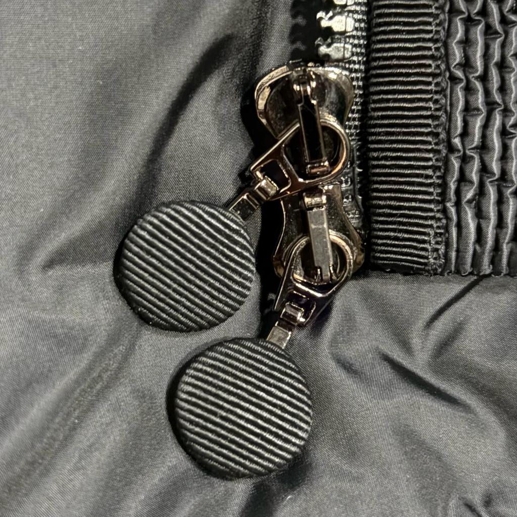 Used MONCLERDown Jacket Black Nylon Women