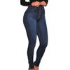 Højtaljede Stretchy Skinny Jeans til Kvinder Plus Size Denim Jeggings Bukser