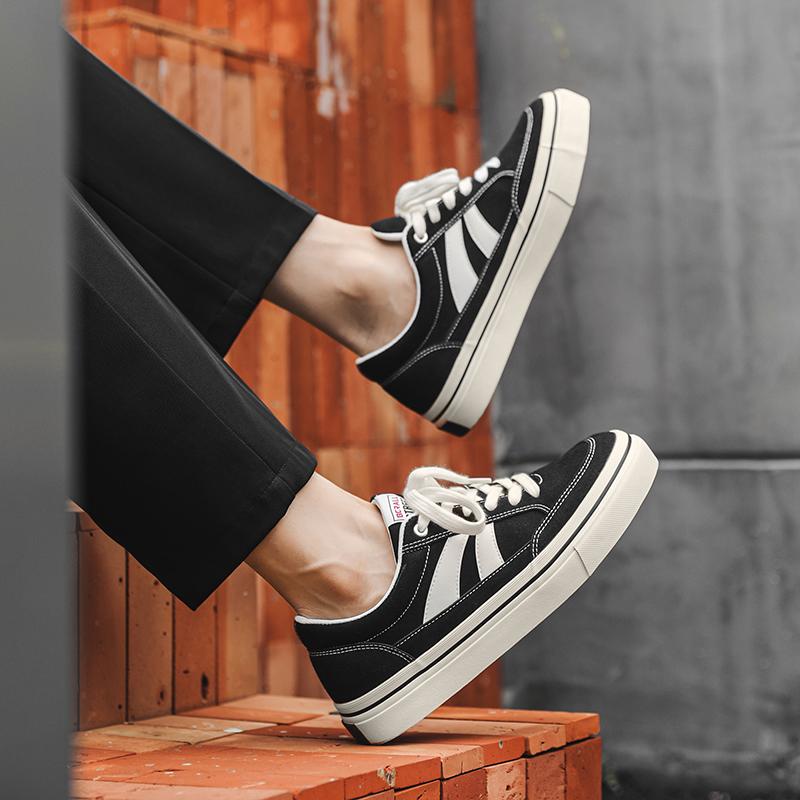 Nueva moda para hombres, zapatos de skate bajos a la moda, zapatos