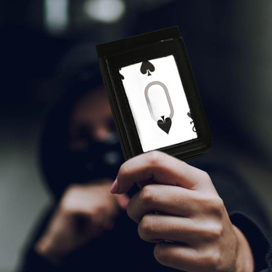 Flick Wallet Tricky Prop Make It Appear or Disappear Wallet Street Stage Stage Performance Gimmick Prank Prop Beginner Magicians Accessories