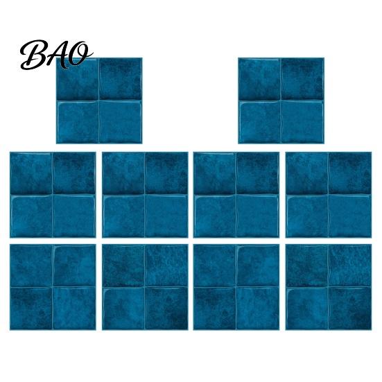 Removable Bathroom Wall Decor Self-Adhesive Mosaic Stickers for Kitchen Bathroom, Waterproof Wallpaper, Sink Backsplash Protector 3D Peel And
