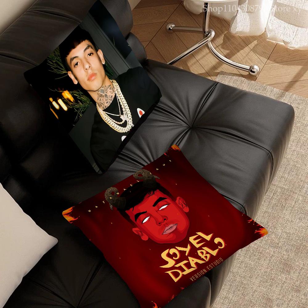 Rapper Natanaels Cano Pillow Case Fashion Square Pillowcase Bedroom Sofa Room Ins Decoration Leisure Cushion Cover 40x40