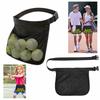 Adjustable Band Tennis Ball Holder Bag Mesh Material Mesh Ball Fanny Pack  Outdoor Activities