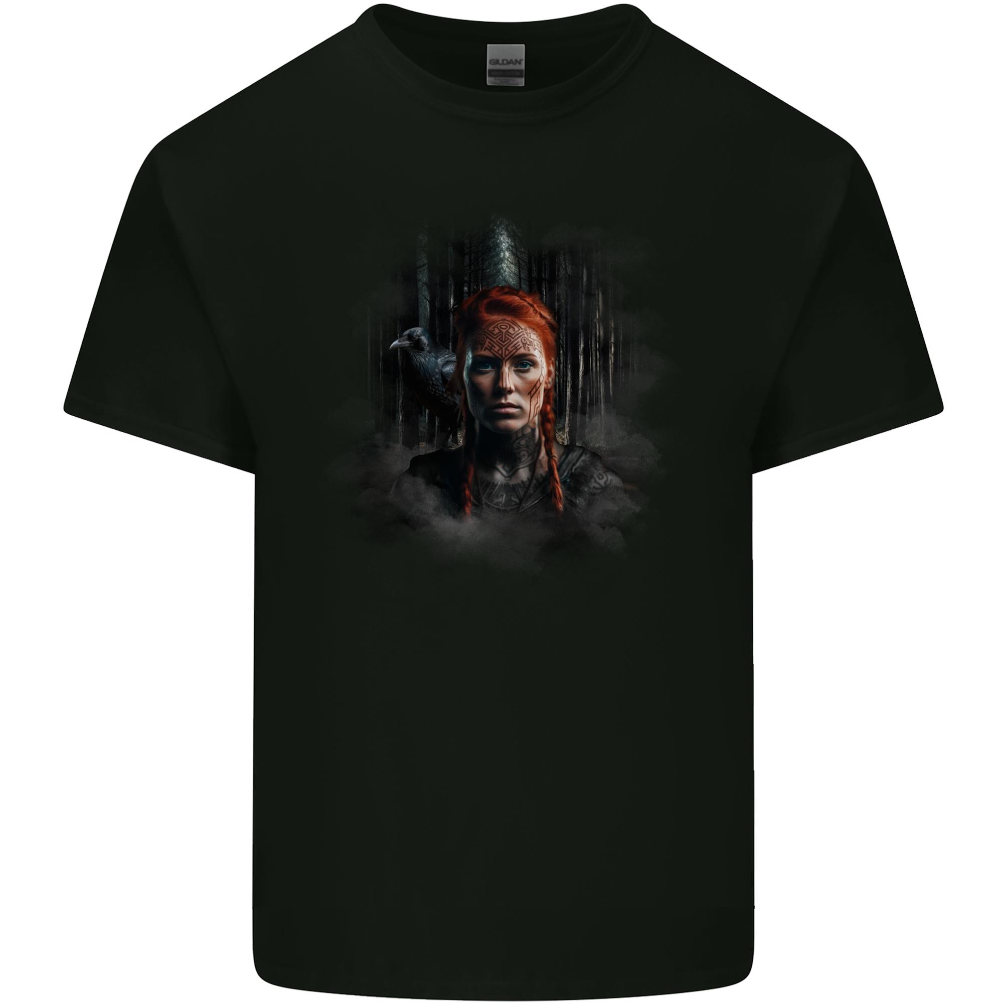 Viking Shield Maiden Unisex Warrior Unisexs Light Cotton TShirt S