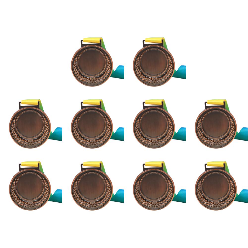 5/10Pcs 6.5cm Gold/Silver/Bronze Medal Award Medals Sports Rewards Class Rewards for Marathon Ball Games Souvenir Gifts Kids Toy