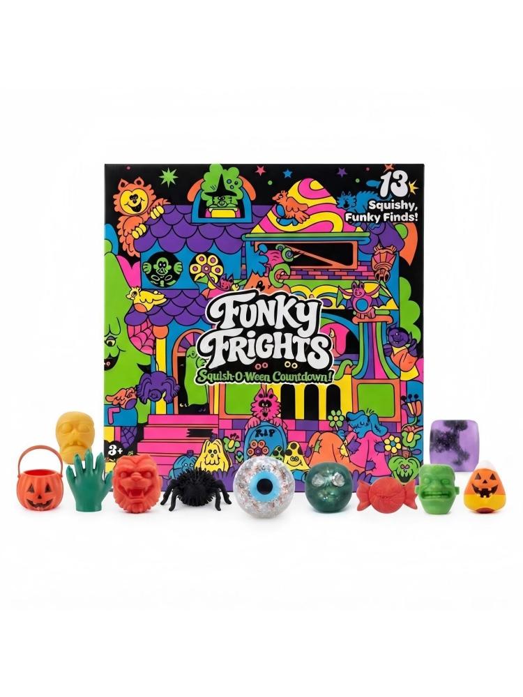 Halloween Party Gruselige Squishy Spielzeuge, Langsam aufsteigende Stressabbau Spielzeuge, Gruselige Mini Quetsch-Entlüftungs-Fidget Spielzeuge (Pop-Surprise Adventsbox