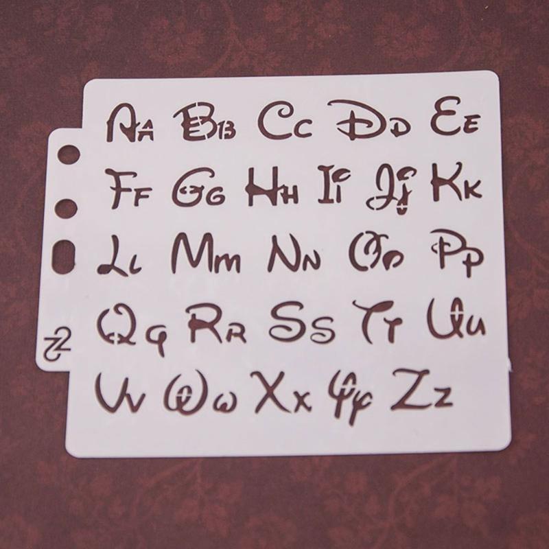 1Pc Spray Painting Template Pre Tracing Ruler Stencils for Painting DIY Wall Window Scrapbooking Book Decor