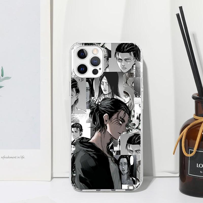 

Attack-Titan Anime Phone Case For Iphone 17 Air 16 15 Plus 16E 14 Pro Max 13 Mini 12 11 7 8 SE Fundas Soft Back Cover 17 Air 16 iPhone 14 Pro Max