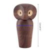652F Lovely Owl Bird Animal Figurines Tabletop Shelf Statues Living Room Decoration