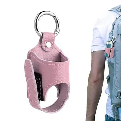 Inhaler Case Holder Pu Leather Storage Case With Metal Buckle For Inhaler For Travel Daily School Hiking Lightweight & Protectin