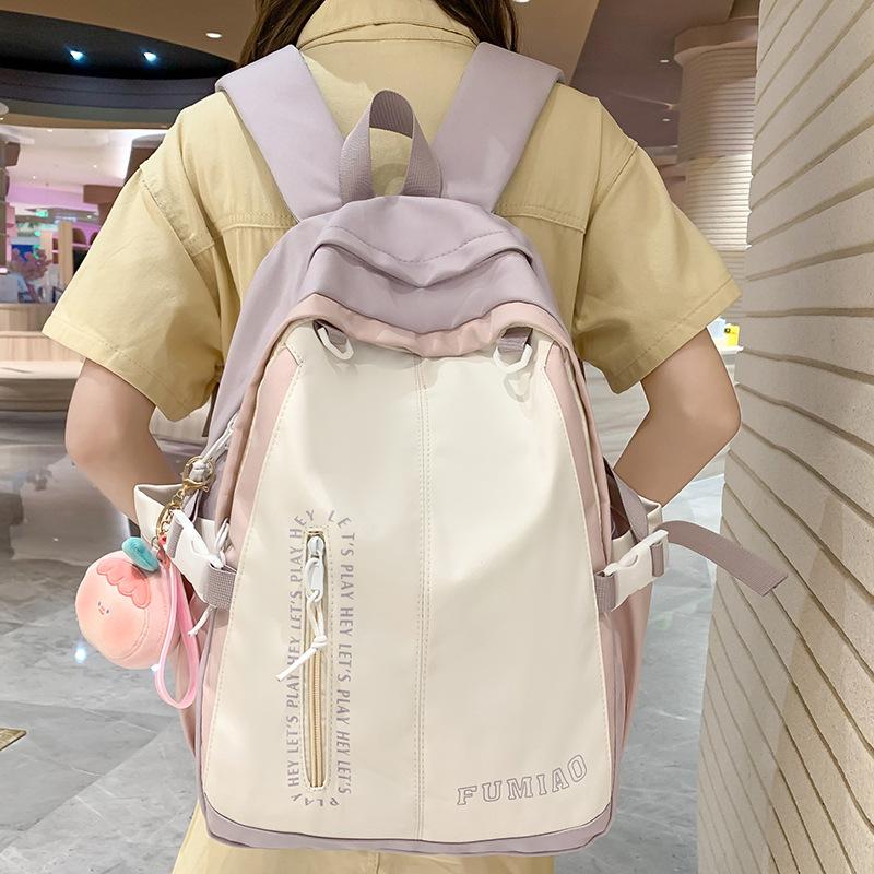 School Bag for Primary School Students, High-value Backpack for Middle School Students, High-quality Fashion for Girls, Backpack for Junior High