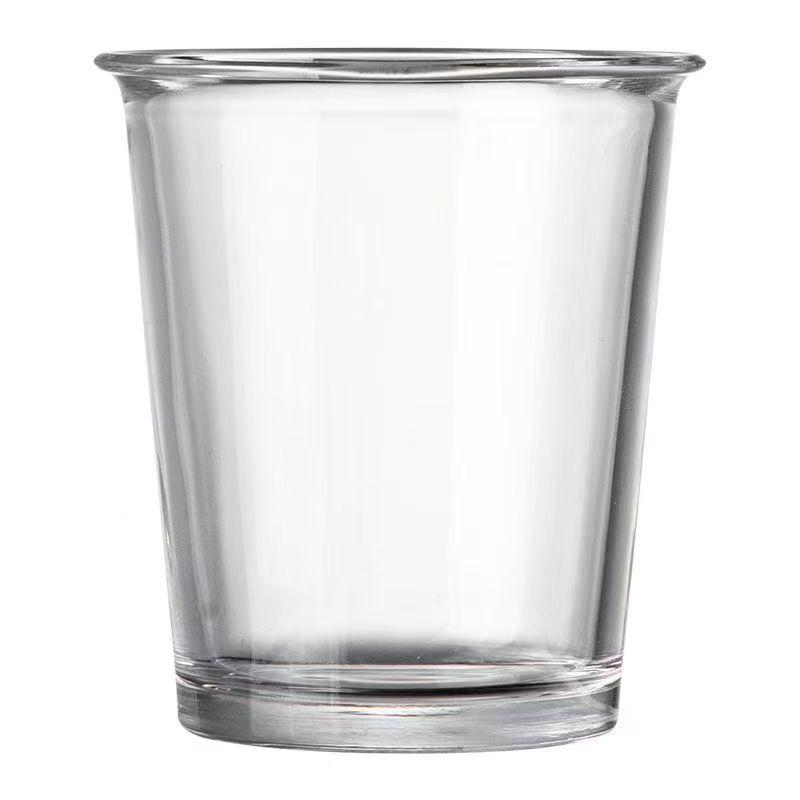 Durable High-Temperature Resistant Glass Cup for Coffee, Beverages, Milkshakes, and Breakfast, Explosion-Proof and Anti-Spill Design.