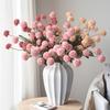 Pompon Chrysanthemum Artificial Silk Flowers Artificial Silk 5 Heads Design Dandelion Flower Ball Bridal Bouquet