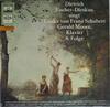 LP Record FRANZ SCHUBERT DIETRICH FISCHERDI  Dietrich FischerDieskau Singt Lied 1C06300292 Electrola Germany Classical Used