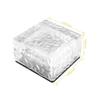 Solar 4-LED Ice Brick Paving Light for Outdoor Courtyard Décor