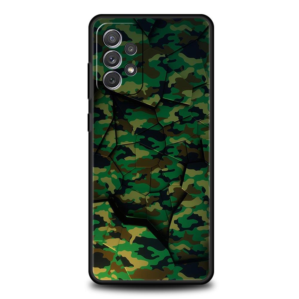 Camouflage Camo Military Army Case for Samsung A51 A71 A21S A12 A11 A15 A25 A31 A41 A23 A33 A53 A73 A05S A13 5G A35 A55 Cover