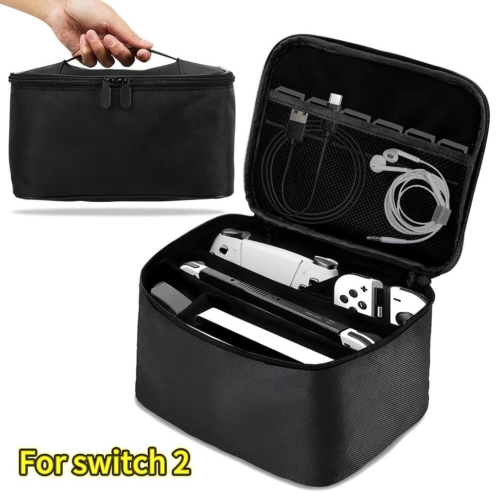 

Case for Switch 2, Portable Soft Shell Waterproof Protective Storage Travel Carrying Case Handheld Bag Oxford for NS Switch 2 чёрный