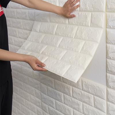 1/5/10PCS 35*30CM Foam 3d Stereo Wallpaper  Anti-collision Flexible Packaging Decoration Waterproof Wallpaper