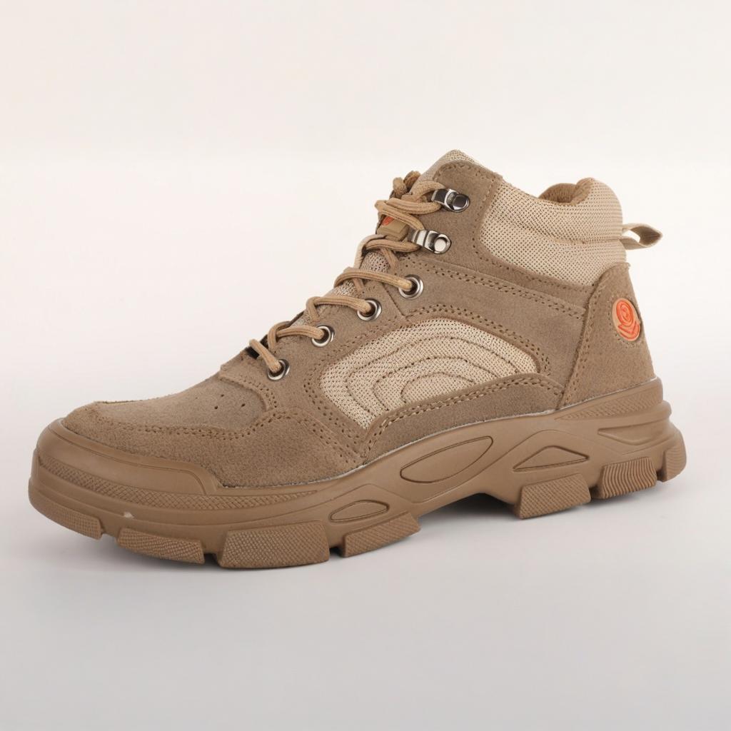 Four Seasons Men s Wear-Resistant Cowhide Work Shoes - Welder s Comfortable Protective Footwear