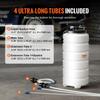 Fluid Extractor, 4 Gallons (15 Liters), Pneumatic/Manual Oil Changer Vacuum Fluid Extractor with Dipstick and Suction Hose, Oil Extractor Change Pump