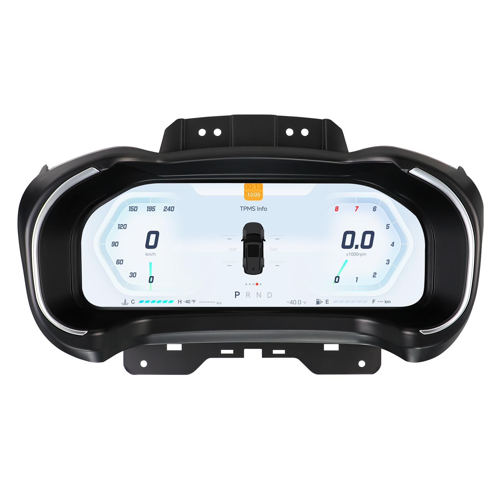 

Hizpo 12.3 Inch Auto Dashboard Panel for Renault Megane 4 2016-2019 Renault KOLEOS Digital Cluster Instrument Display Snelheidsmeter Virtual Cockpit