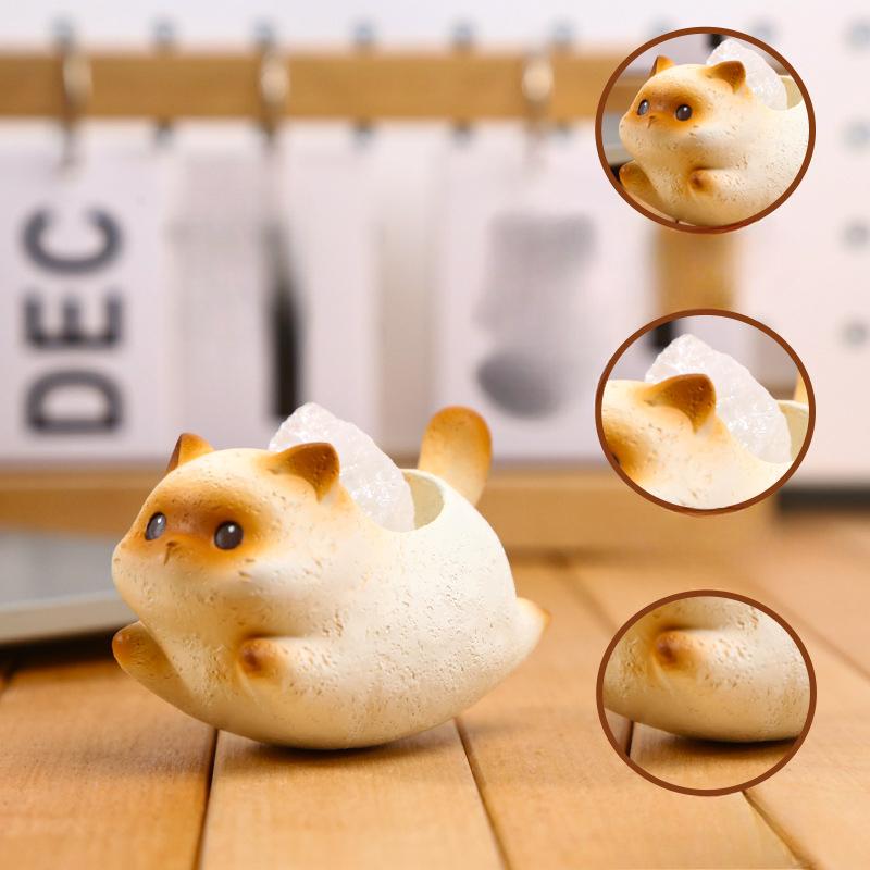 Kristallornamente für Zuhause Wohnzimmer Tischdekoration Harzhandwerk Cartoon und Niedliche Harzornamente