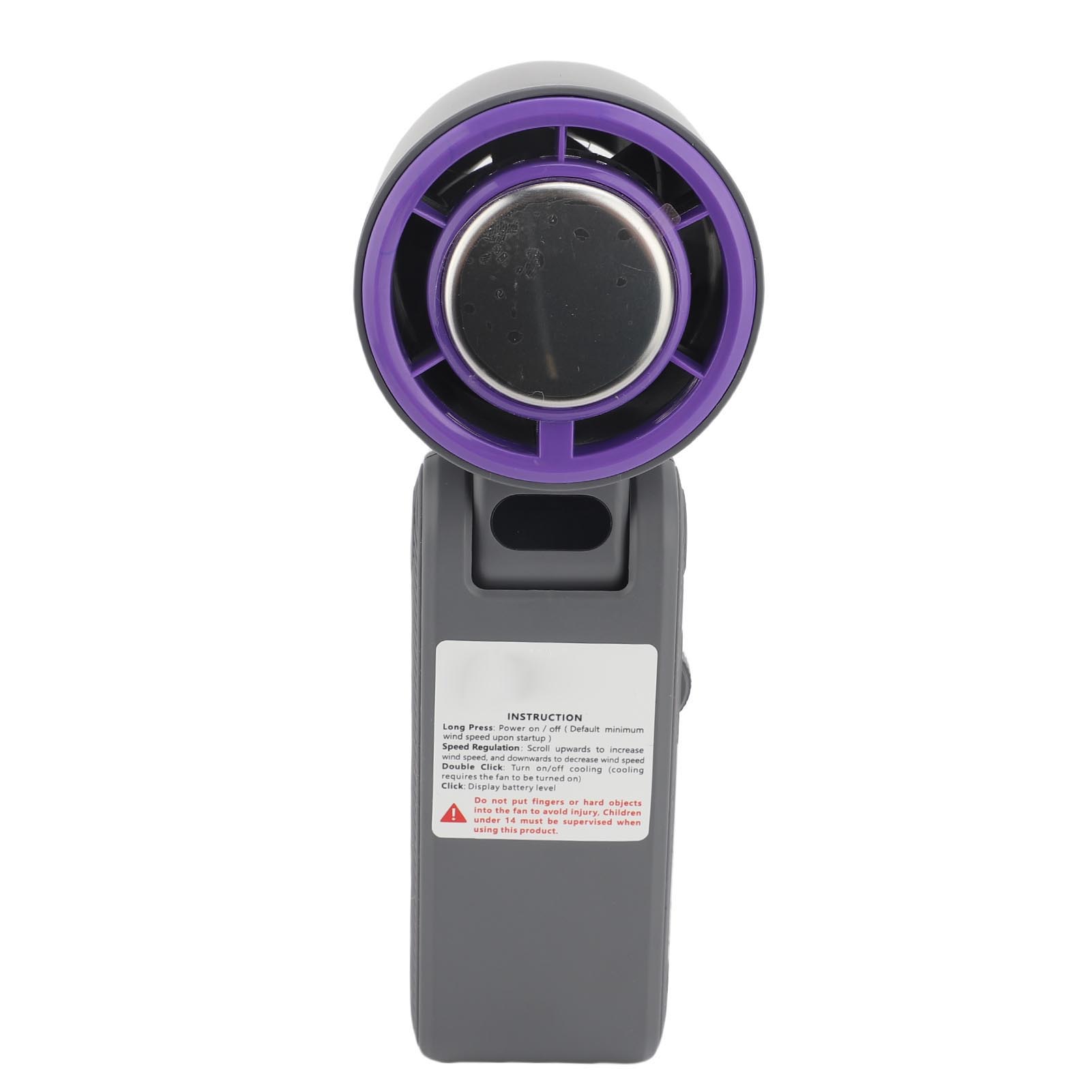 

Портативный ручной вентилятор с USB-зарядкой, бесщеточным двигателем, цифровым дисплеем, высокоскоростной карманный охлаждающий вентилятор