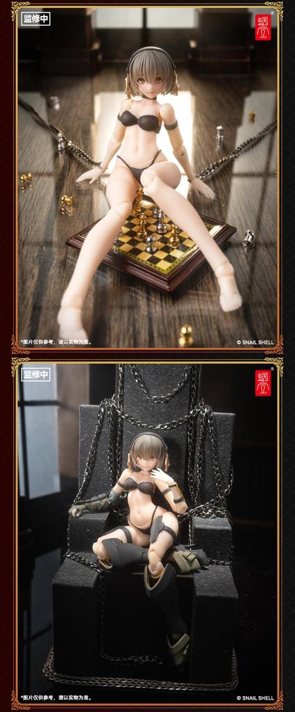 SNAIL SHELL Front Armor Girl Victoria Scale PVC ABS POM Cloth Painted Action Figure [Snail Shell] 1/12 & & &